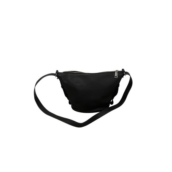 Marc Jacobs The Mini Sling Convertible Leather Hobo Purse Black - Picture 7 of 15